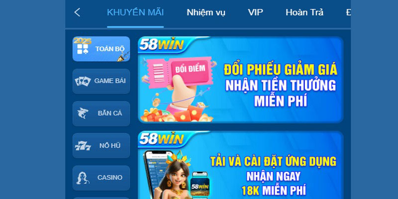 Top khuyến mãi đem đến trải nghiệm hấp dẫn cho người chơi